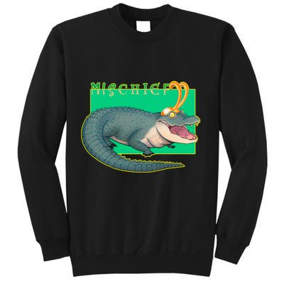 Croki Crocodile Alligator God of Mischief Sweatshirt