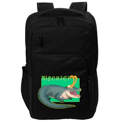 Croki Crocodile Alligator God of Mischief Impact Tech Backpack