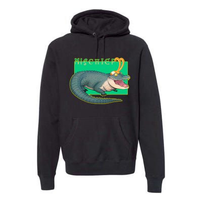 Croki Crocodile Alligator God of Mischief Premium Hoodie