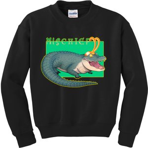 Croki Crocodile Alligator God of Mischief Kids Sweatshirt