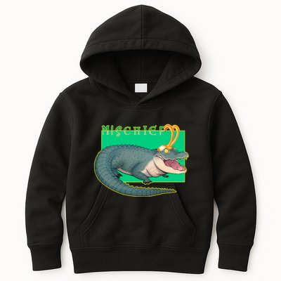 Croki Crocodile Alligator God of Mischief Kids Hoodie