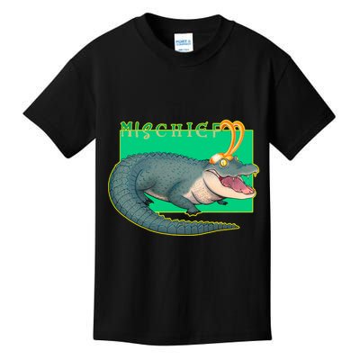 Croki Crocodile Alligator God of Mischief Kids T-Shirt