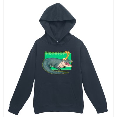 Croki Crocodile Alligator God of Mischief Urban Pullover Hoodie