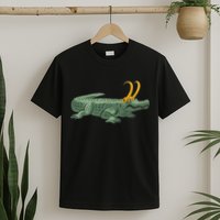 Croki Crocodile Alligator Golden Horns T-Shirt