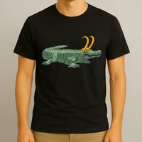 Croki Crocodile Alligator Golden Horns T-Shirt