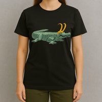 Croki Crocodile Alligator Golden Horns T-Shirt