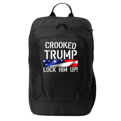 Crooked Trump Lock Him Up USA City Backpack