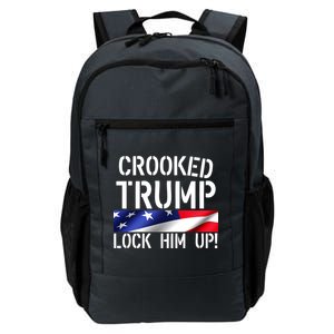 Crooked Trump Lock Him Up USA Daily Commute Backpack