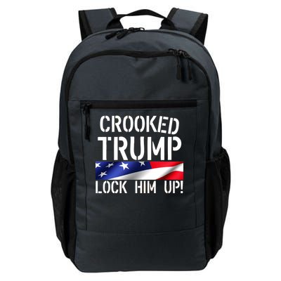 Crooked Trump Lock Him Up USA Daily Commute Backpack