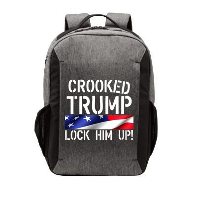 Crooked Trump Lock Him Up USA Vector Backpack