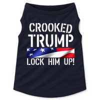 Crooked Trump Lock Him Up USA Doggie Tank