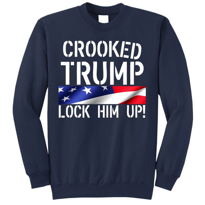 Crooked Trump Lock Him Up USA Sweatshirt