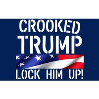 Crooked Trump Lock Him Up USA Bumper Sticker