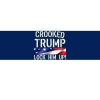 Crooked Trump Lock Him Up USA Bumper Sticker