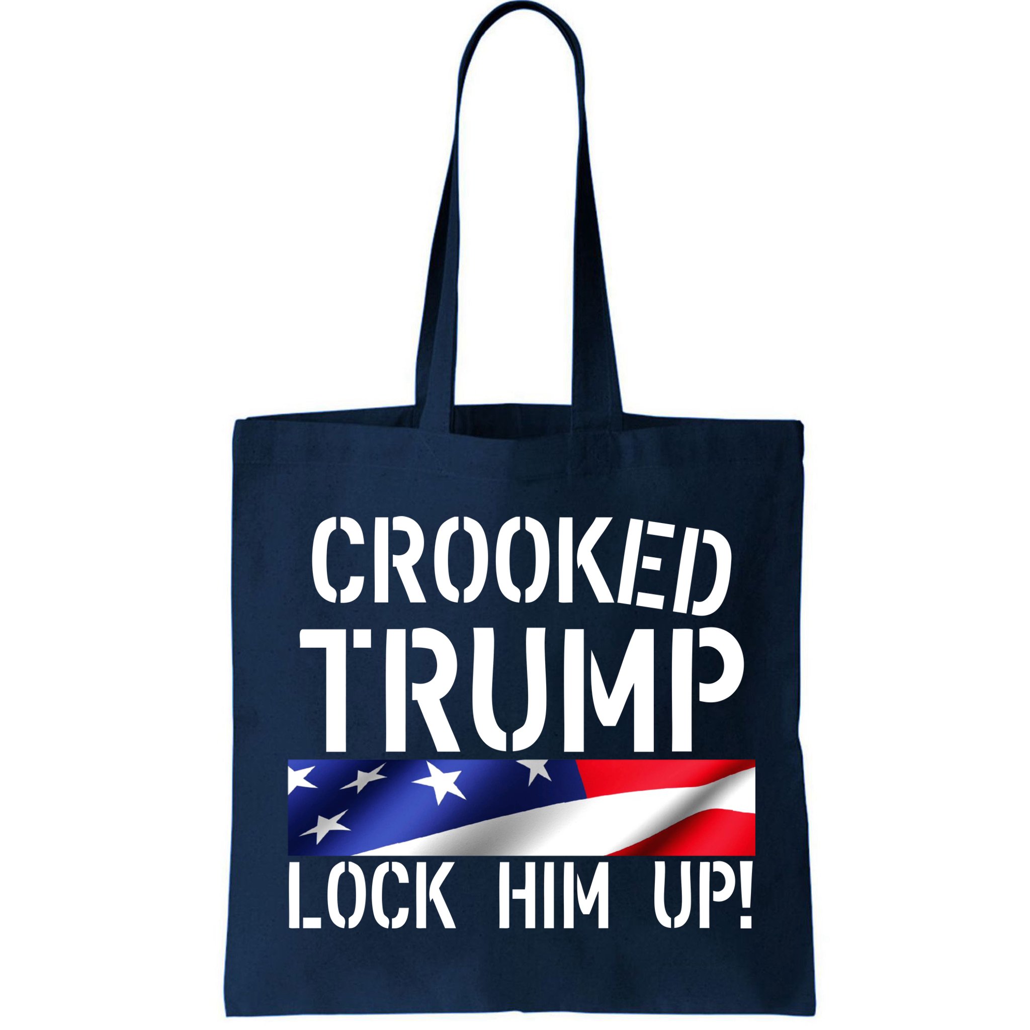 Crooked Trump Lock Him Up USA Bag