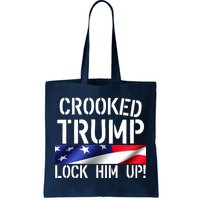 Crooked Trump Lock Him Up USA Tote Bag