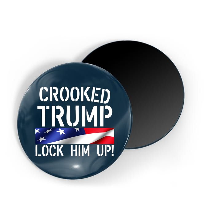 Crooked Trump Lock Him Up USA Magnet