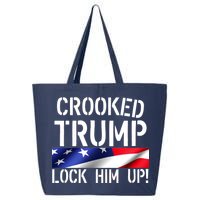 Crooked Trump Lock Him Up USA 25L Jumbo Tote