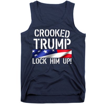 Crooked Trump Lock Him Up USA Tank Top