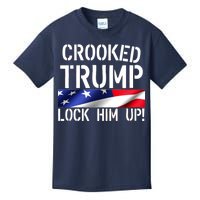 Crooked Trump Lock Him Up USA Kids T-Shirt