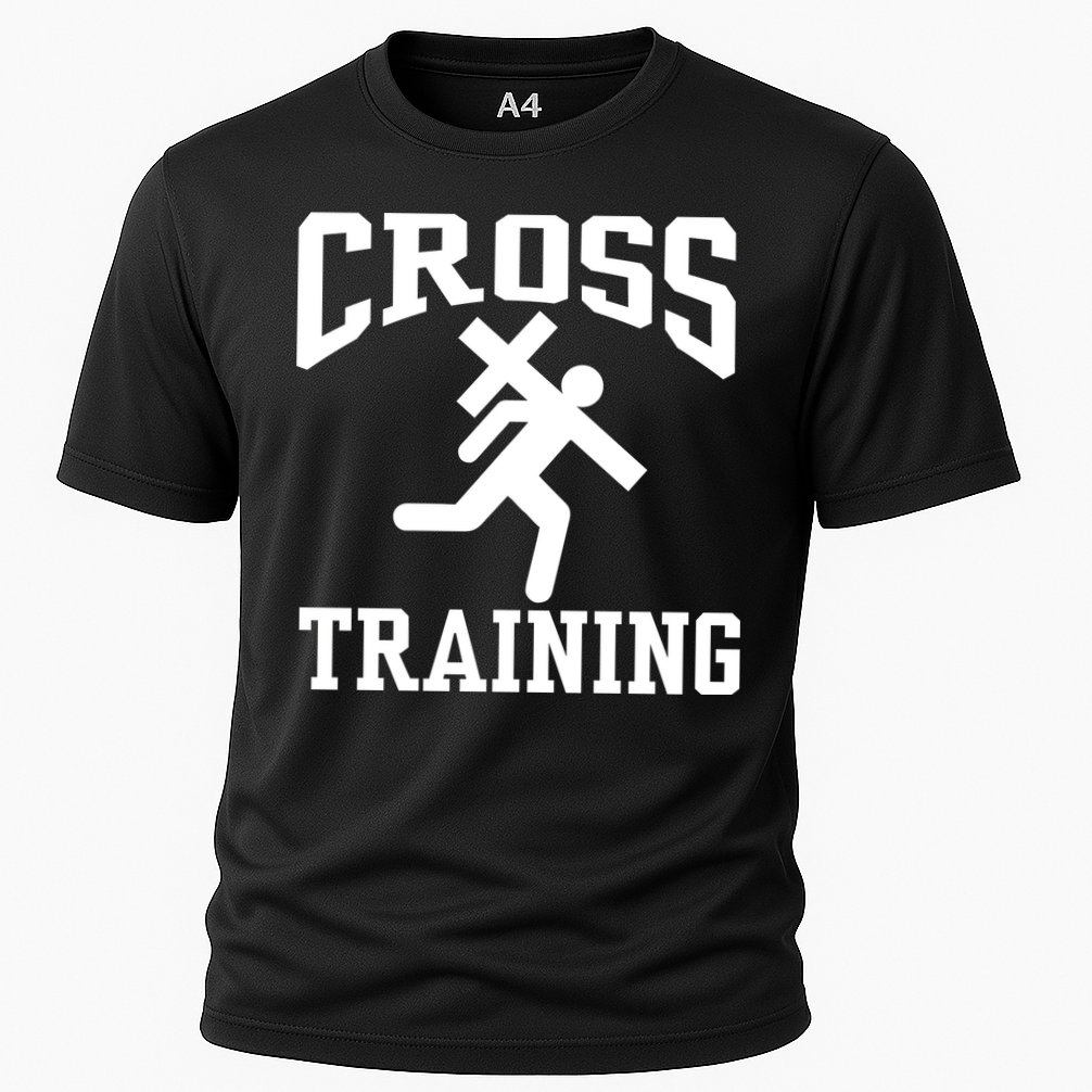 Cross Training Jesus Christian Catholic Cooling Performance Crew T-Shirt