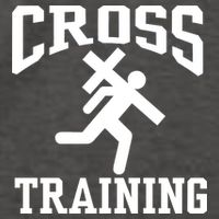 Cross Training Jesus Christian Catholic Vector Backpack