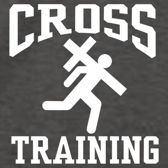 Cross Training Jesus Christian Catholic Vector Backpack