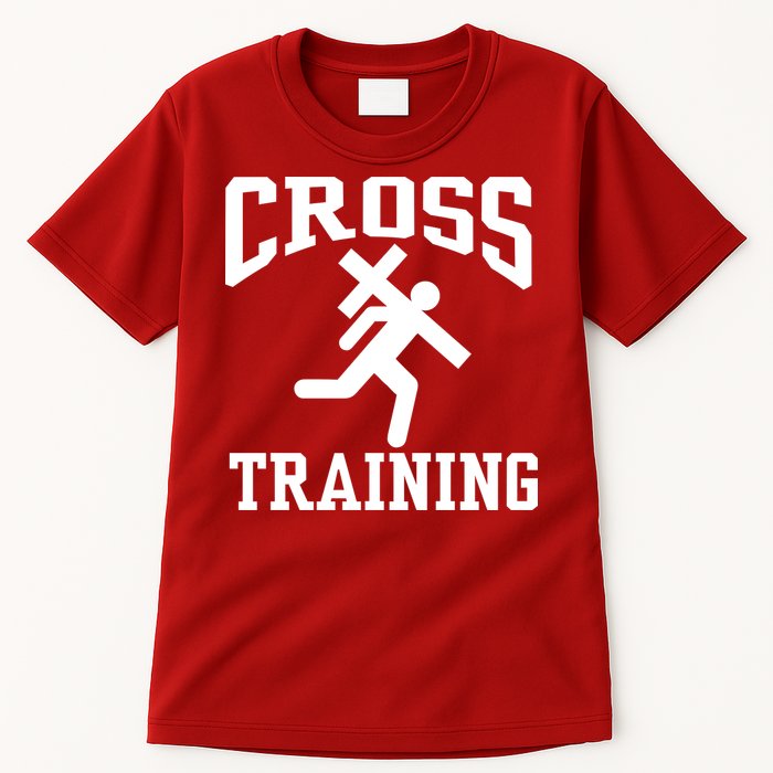 Cross Training Jesus Christian Catholic Tall T-Shirt