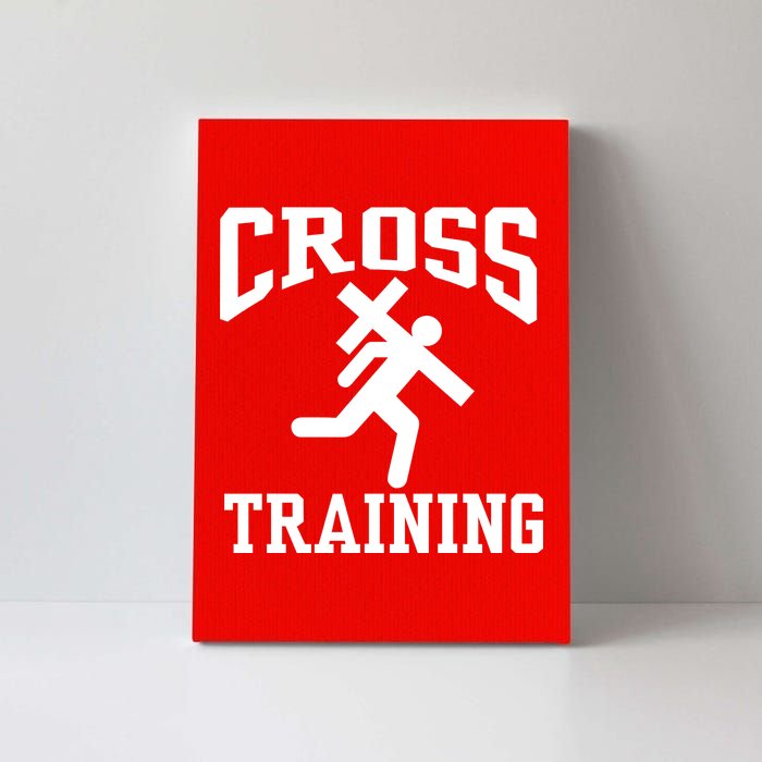 Cross Training Jesus Christian Catholic Canvas