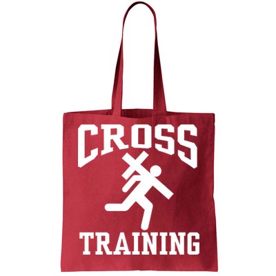 Cross Training Jesus Christian Catholic Tote Bag