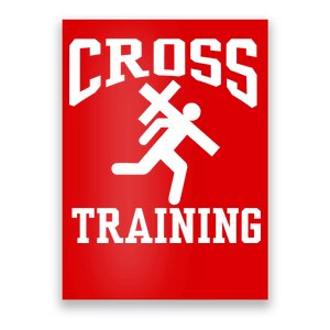 Cross Training Jesus Christian Catholic Poster