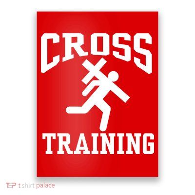 Cross Training Jesus Christian Catholic Poster