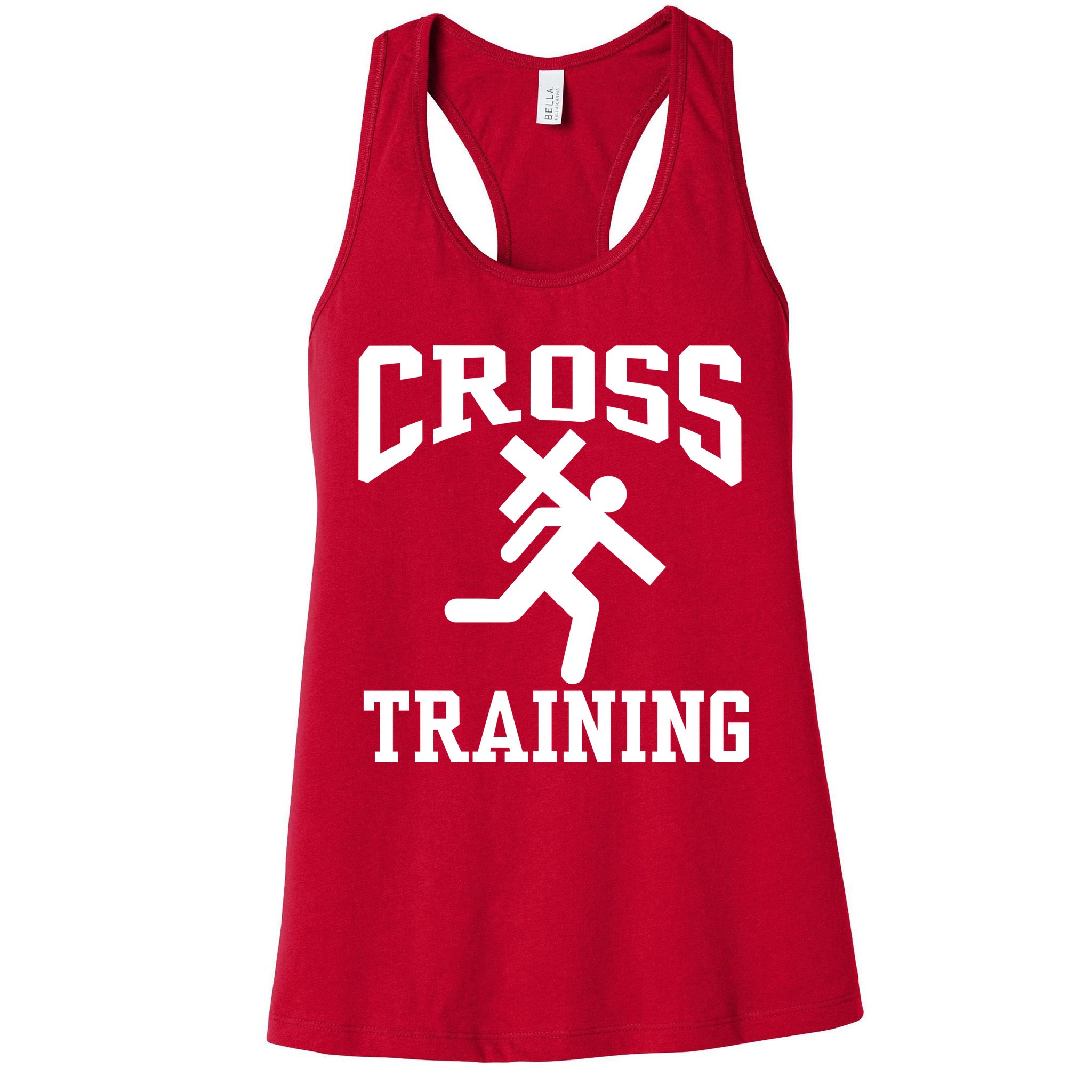 Cross Training Jesus Christian Catholic Womens Tank Top