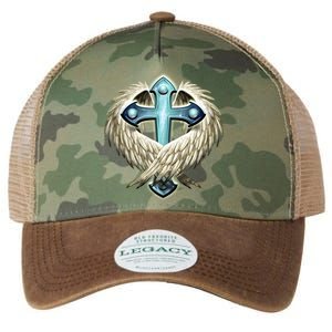 Cross With Wings Legacy Tie Dye Trucker Hat