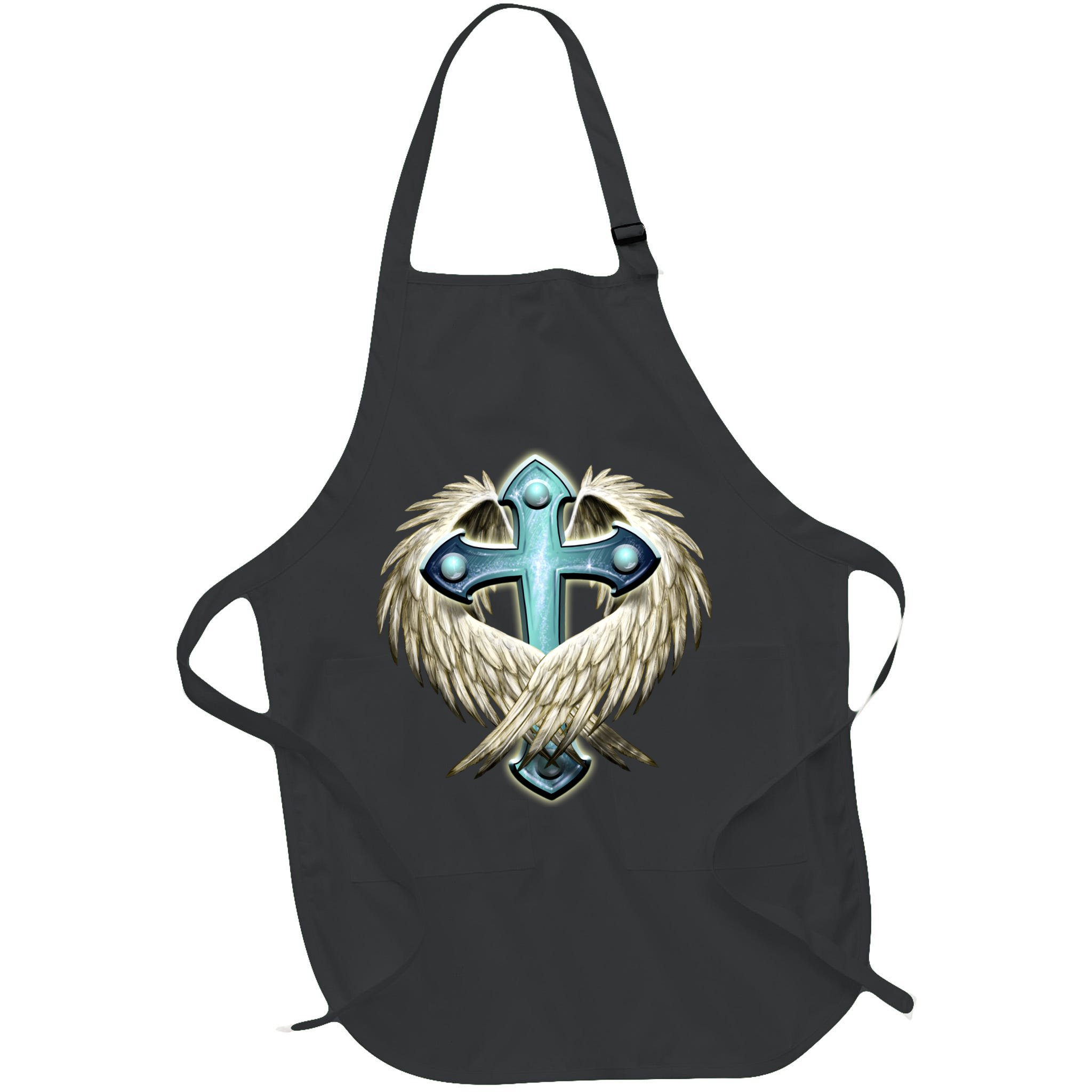 Cross With Wings Apron