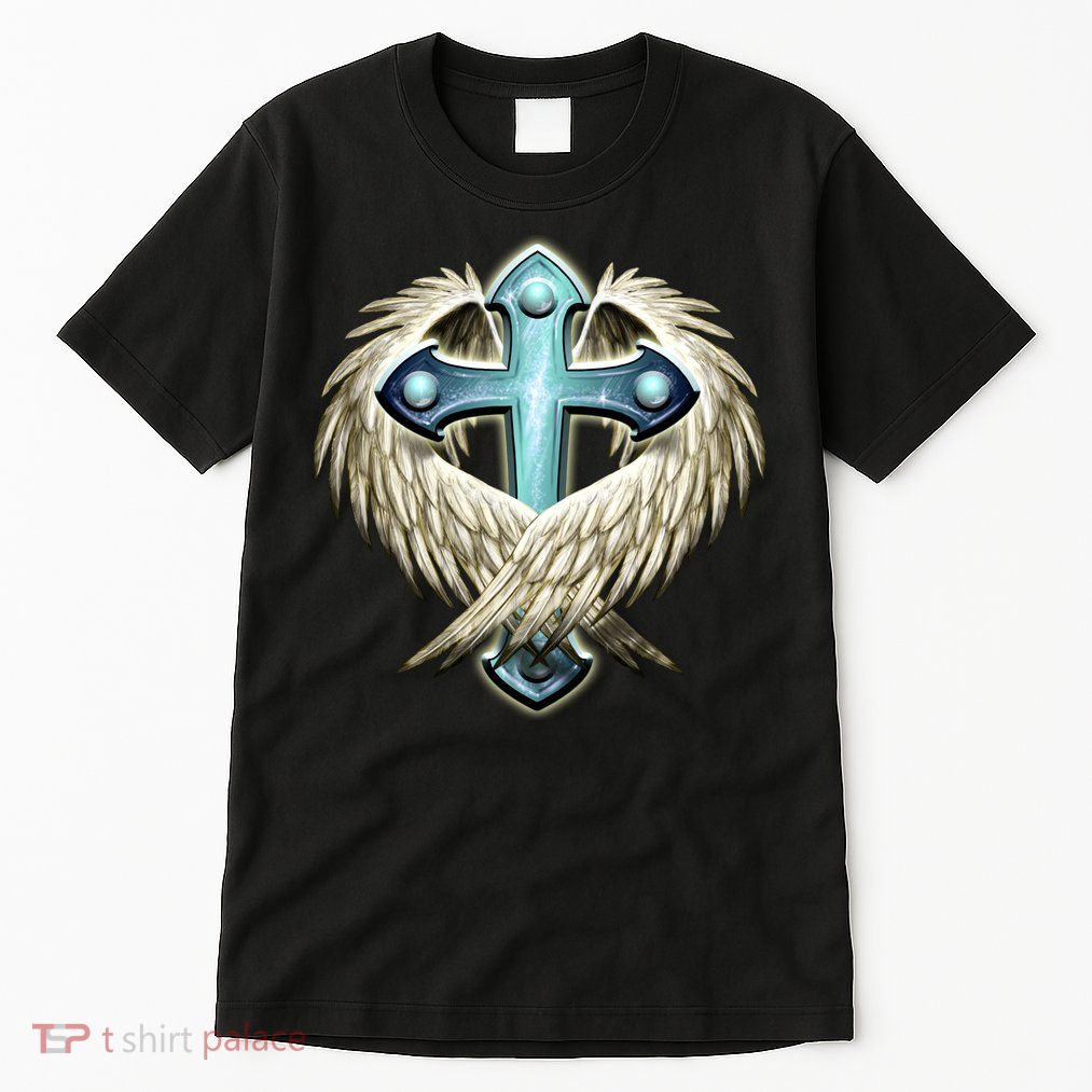 Cross With Wings Tall T-Shirt