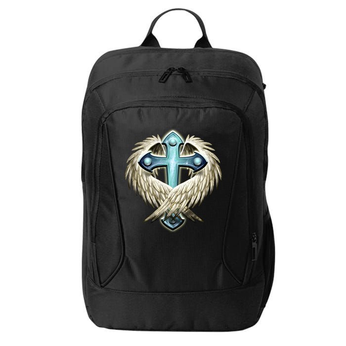 Cross With Wings City Backpack