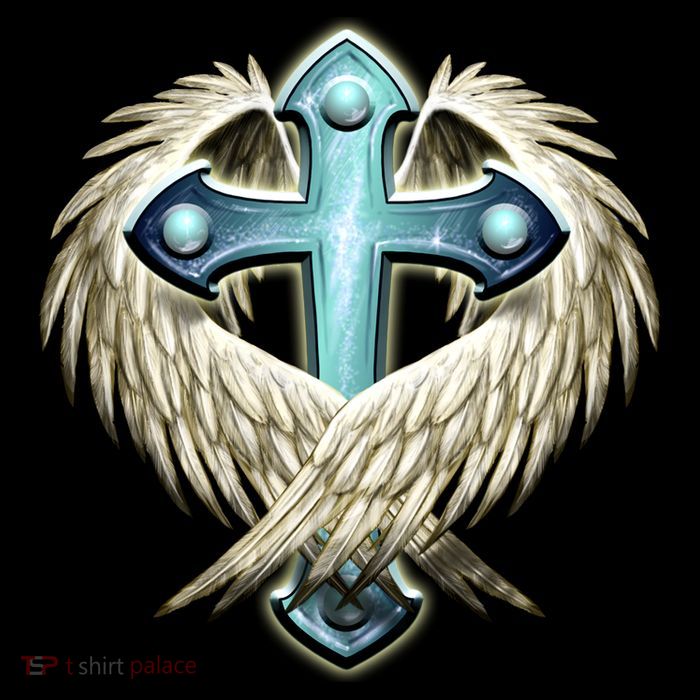 Cross With Wings Backpack