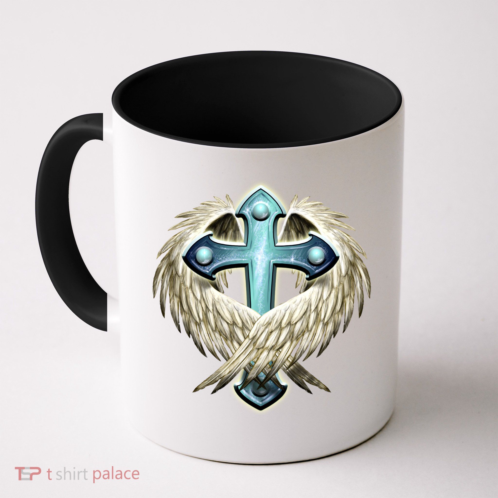 Cross With Wings Mug