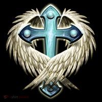 Cross With Wings Magnet