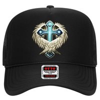 Cross With Wings Trucker Hat