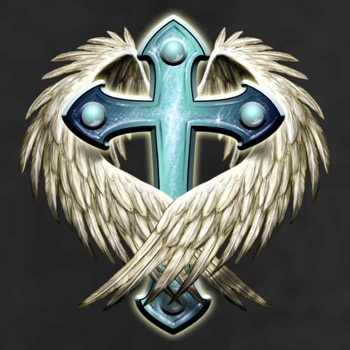 Cross With Wings Trucker Hat