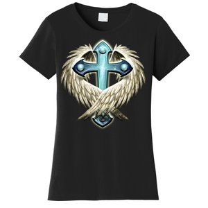 Cross With Wings Women's T-Shirt