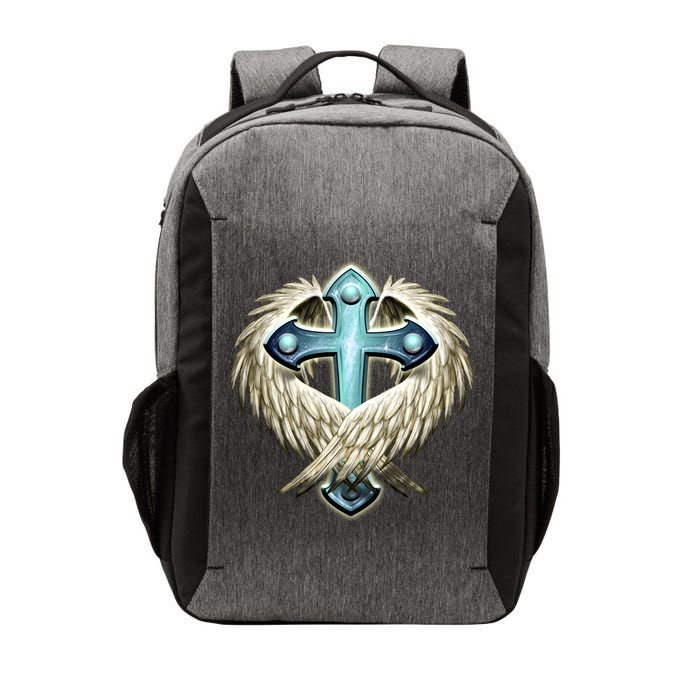 Cross With Wings Vector Backpack