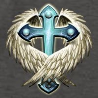 Cross With Wings Vector Backpack