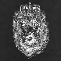 Crowned Lion Illustration Adult Drive Performance Visor