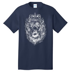 Crowned Lion Illustration Tall T-Shirt