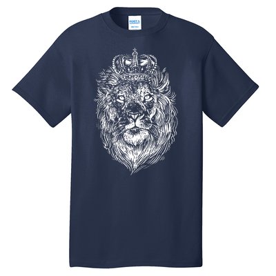 Crowned Lion Illustration Tall T-Shirt