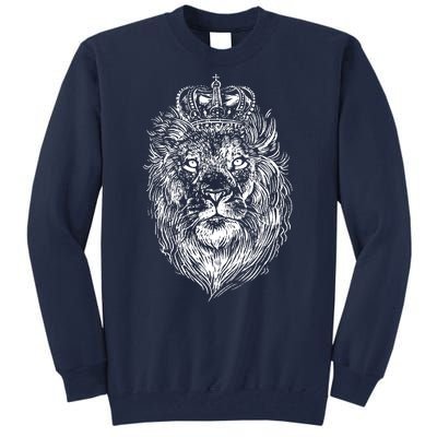 Crowned Lion Illustration Tall Sweatshirt