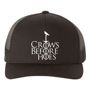 Crows Before Hoes Yupoong Adult 5-Panel Trucker Hat